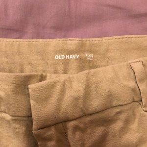 Old Navy Khaki Pixie Ankle Pants